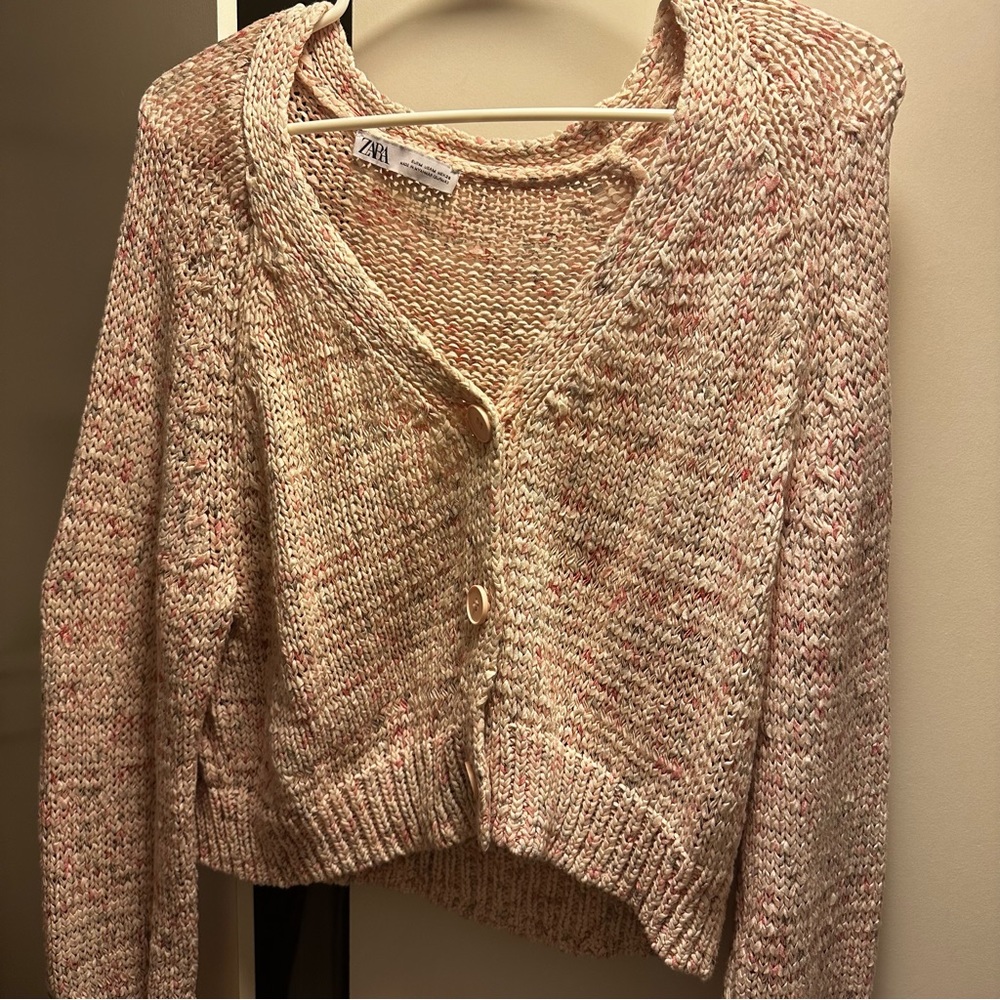 ZARA Pink Cardigan